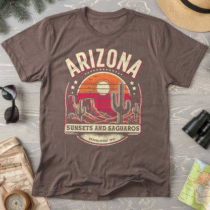 Arizona "Sunsets and Saguaros" Comfort Colors T-Shirt