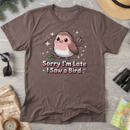 I Saw a Bird Kawaii Style Comfort Colors T-Shirt