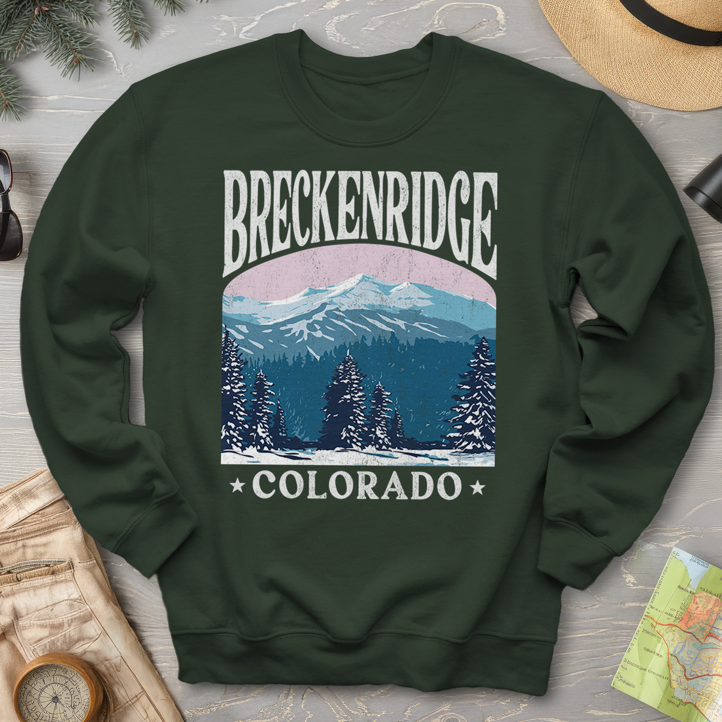 Breckenridge Colorado "Big and Bold" Sweatshirt