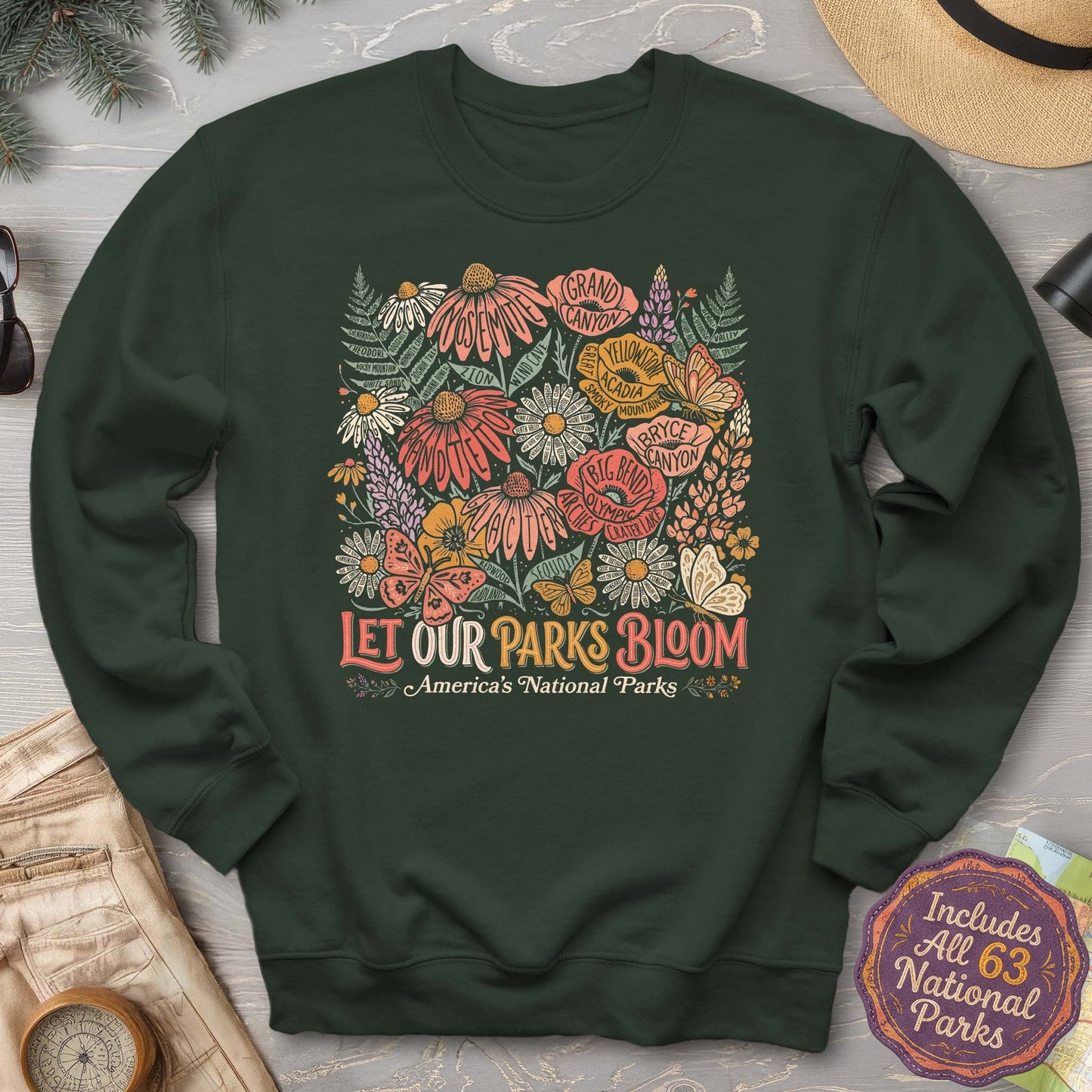 Let Our Parks Bloom Sweatshirt