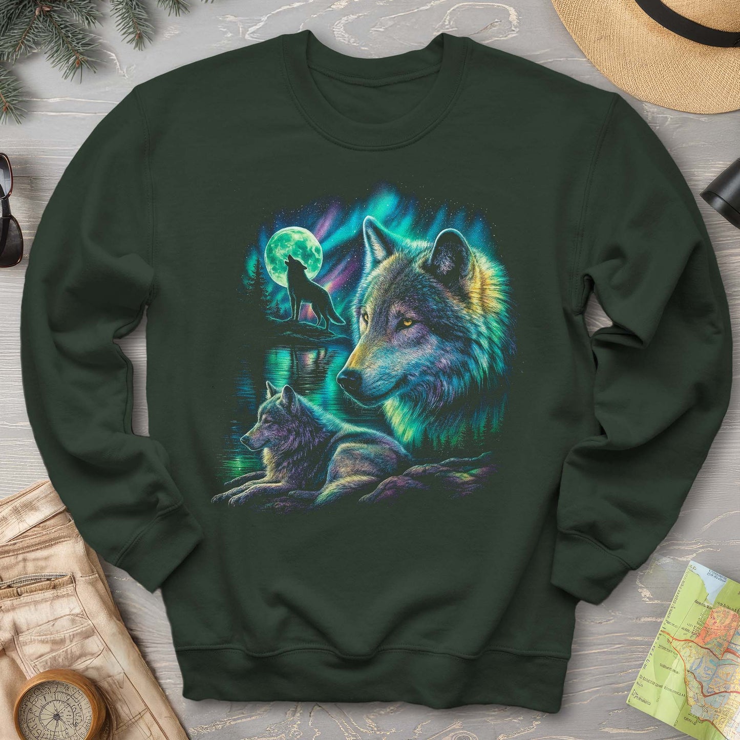 Wolves in the Night Sweatshirt
