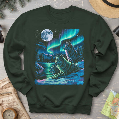 Northern Lights "Night Wolves" Sweatshirt