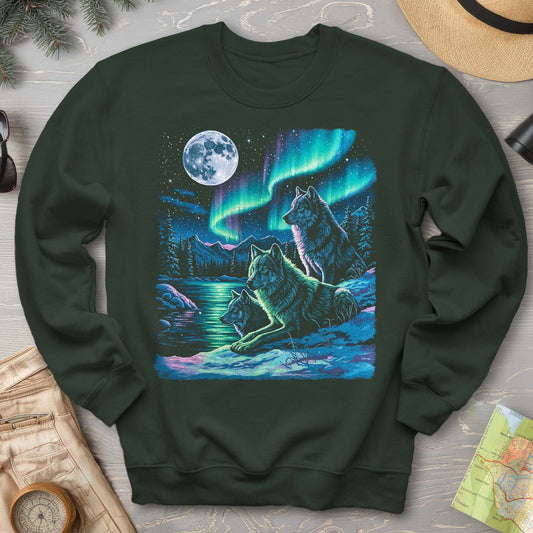 Northern Lights "Night Wolves" Sweatshirt