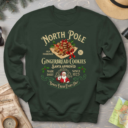 North Pole Gingerbread Cookies Sweatshirt