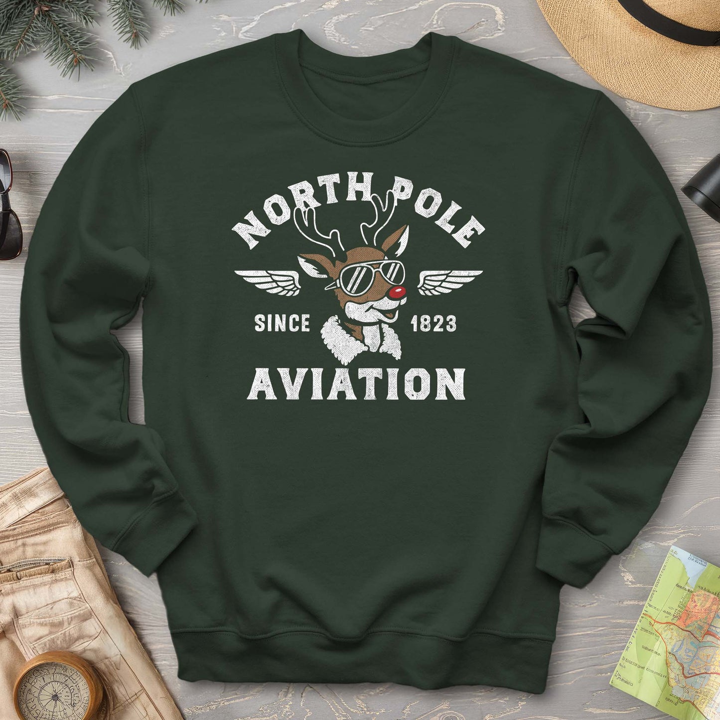 North Pole Aviation Sweatshirt