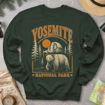 Yosemite National Park "Vintage El Capitan" Bear Sweatshirt