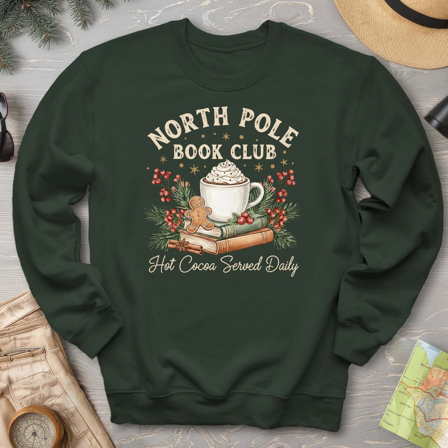 North Pole Book Club Sweatshirt