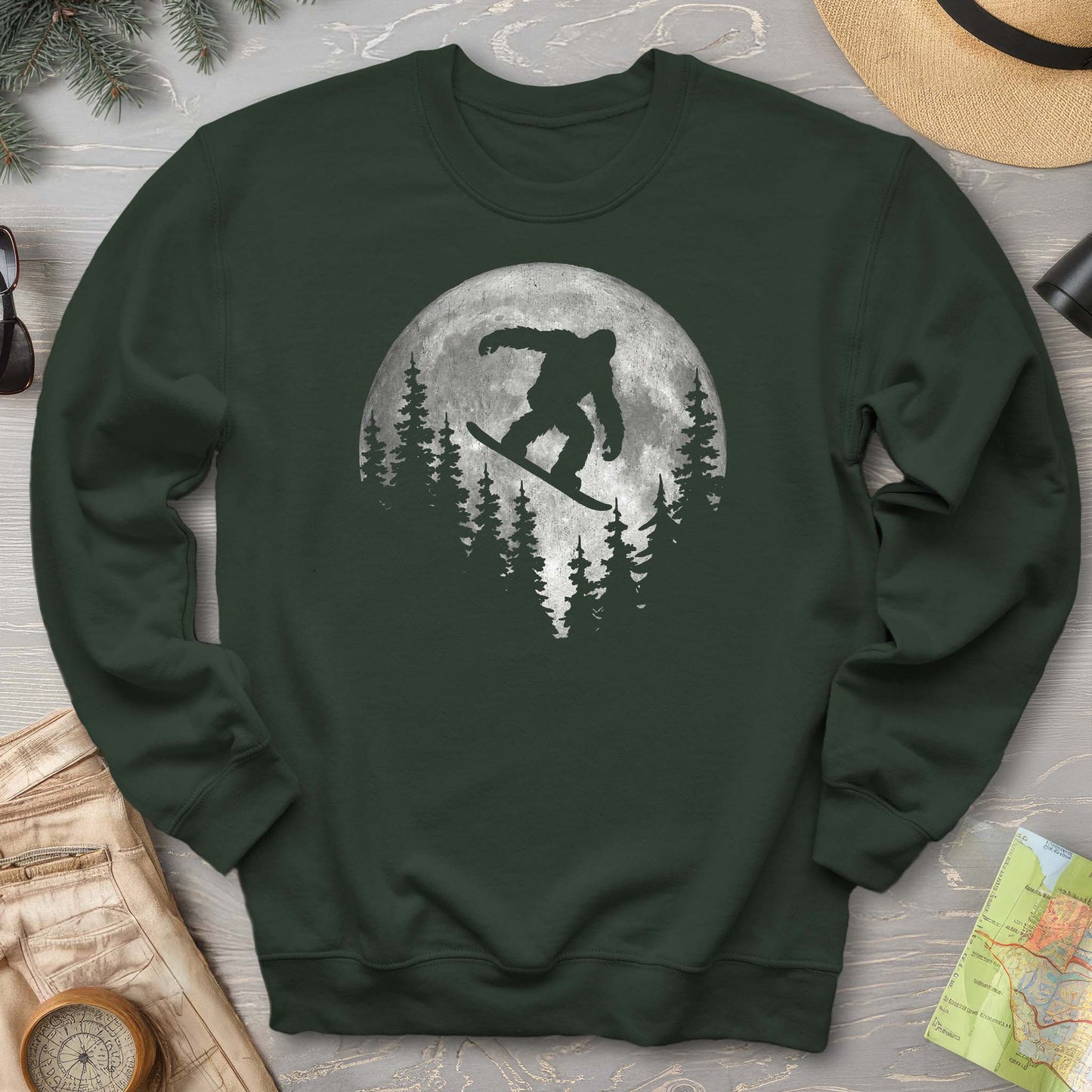 Bigfoot Snowboard Sweatshirt