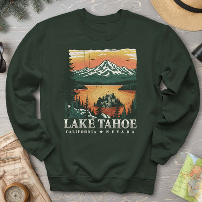 Lake Tahoe Emerald Bay Sunset Sweatshirt