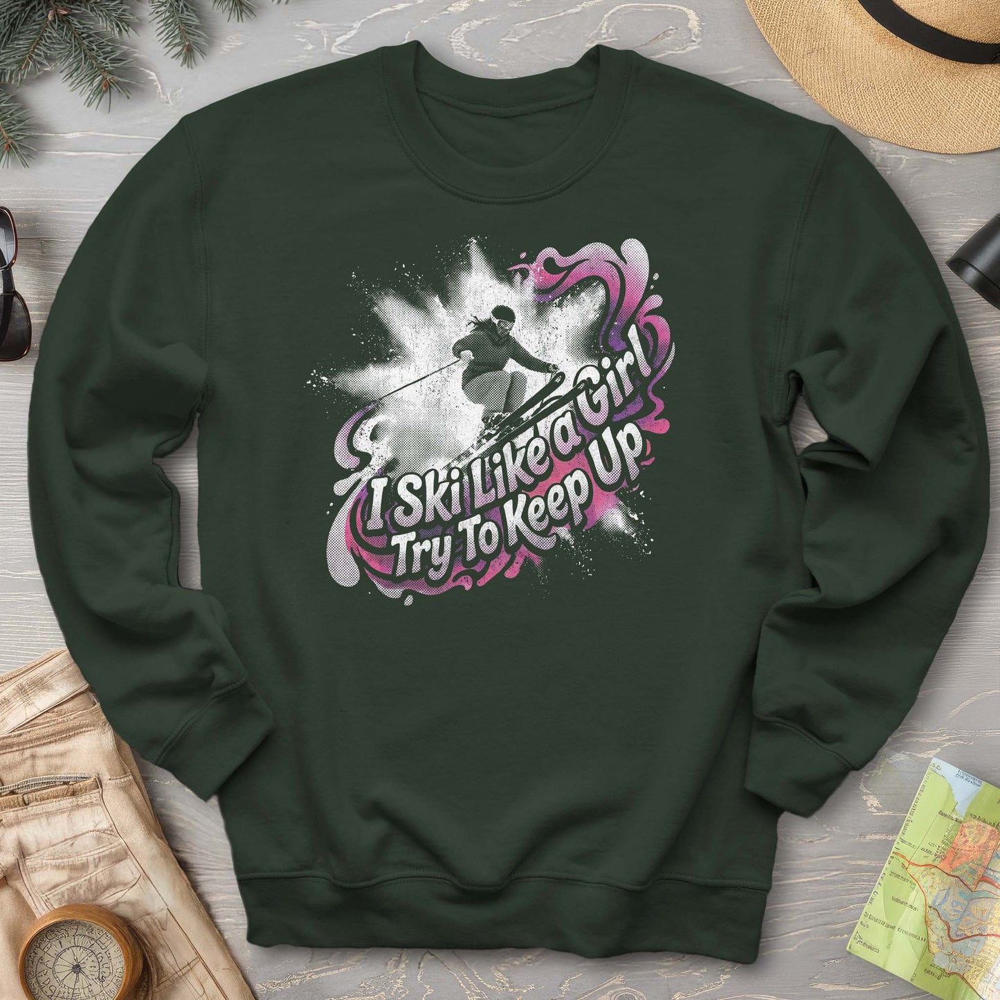 Ski Like a Girl Sweatshirt