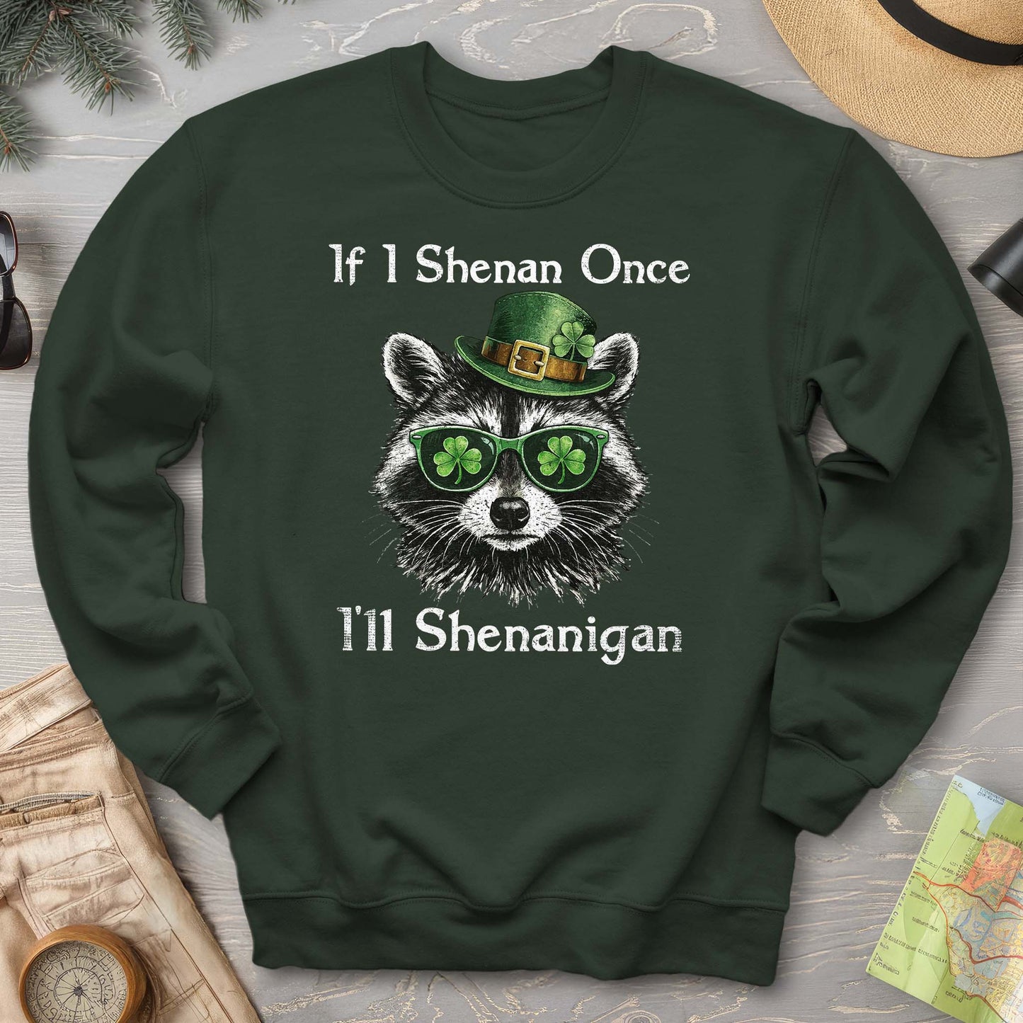 Shenanigans Raccoon Sweatshirt