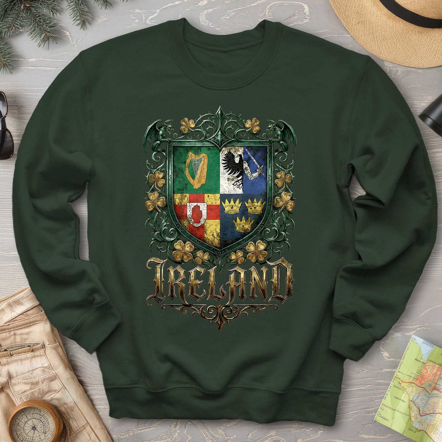 Irish Gothic Arms Sweatshirt