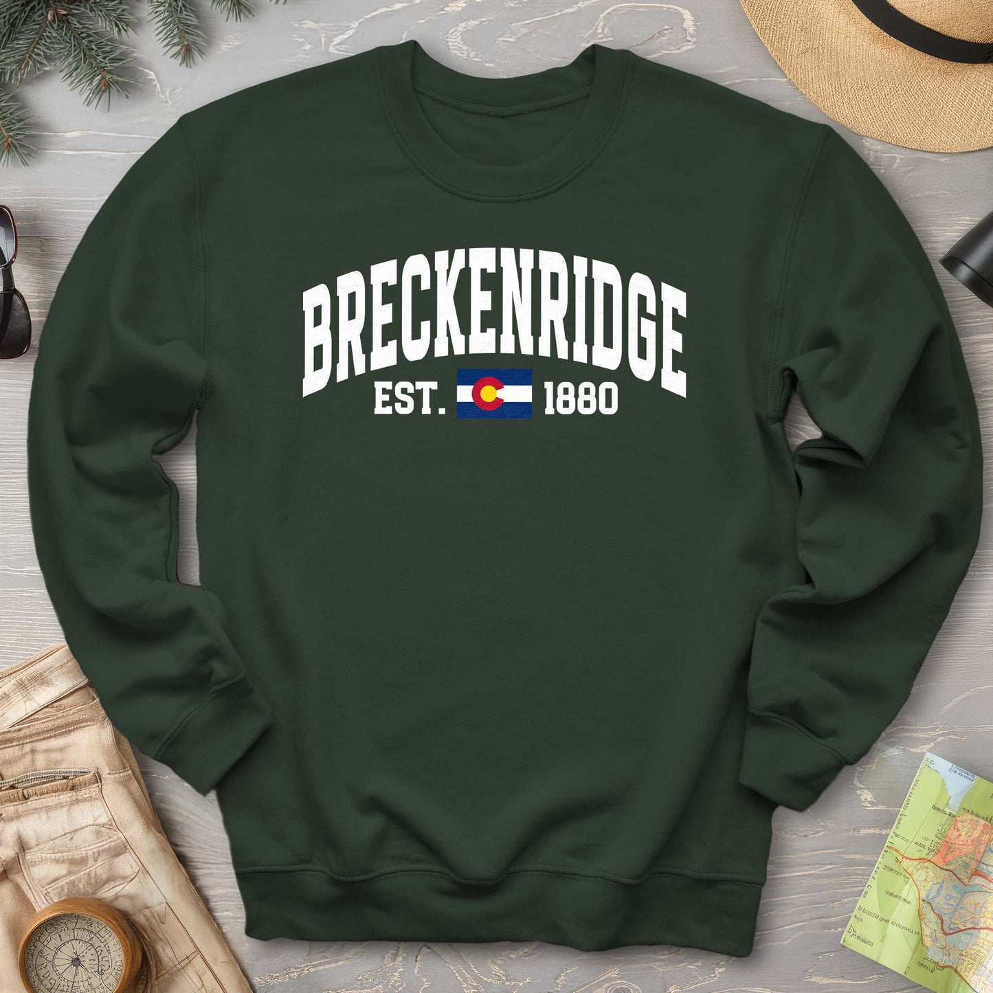 Breckenridge Colorado Varsity Sweatshirt