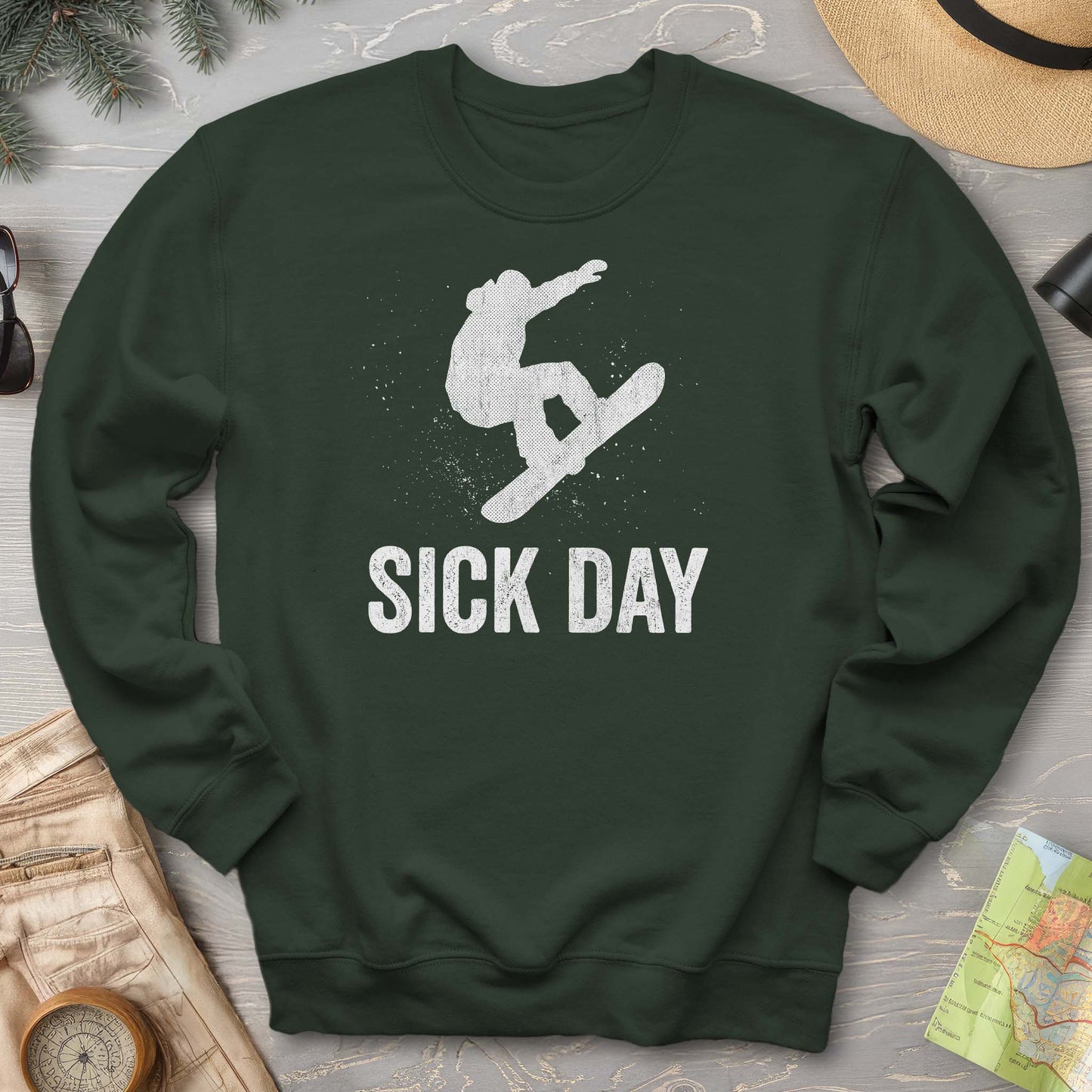 Sick Day Snowboard Sweatshirt