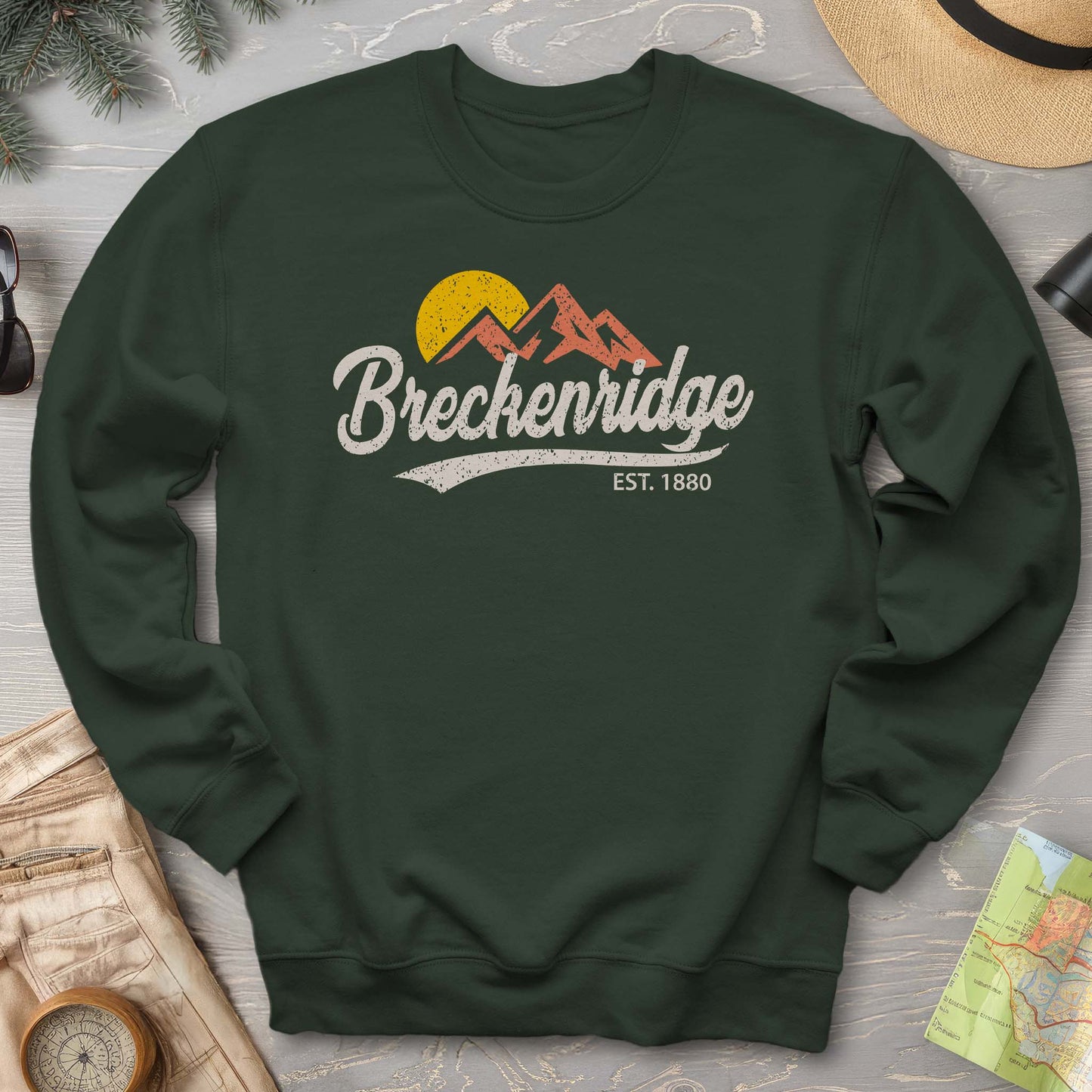 Breckenridge Vintage Script Sweatshirt