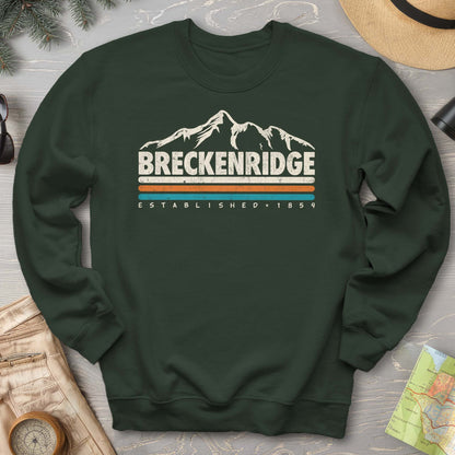 Breckenridge Retro Stripe Sweatshirt
