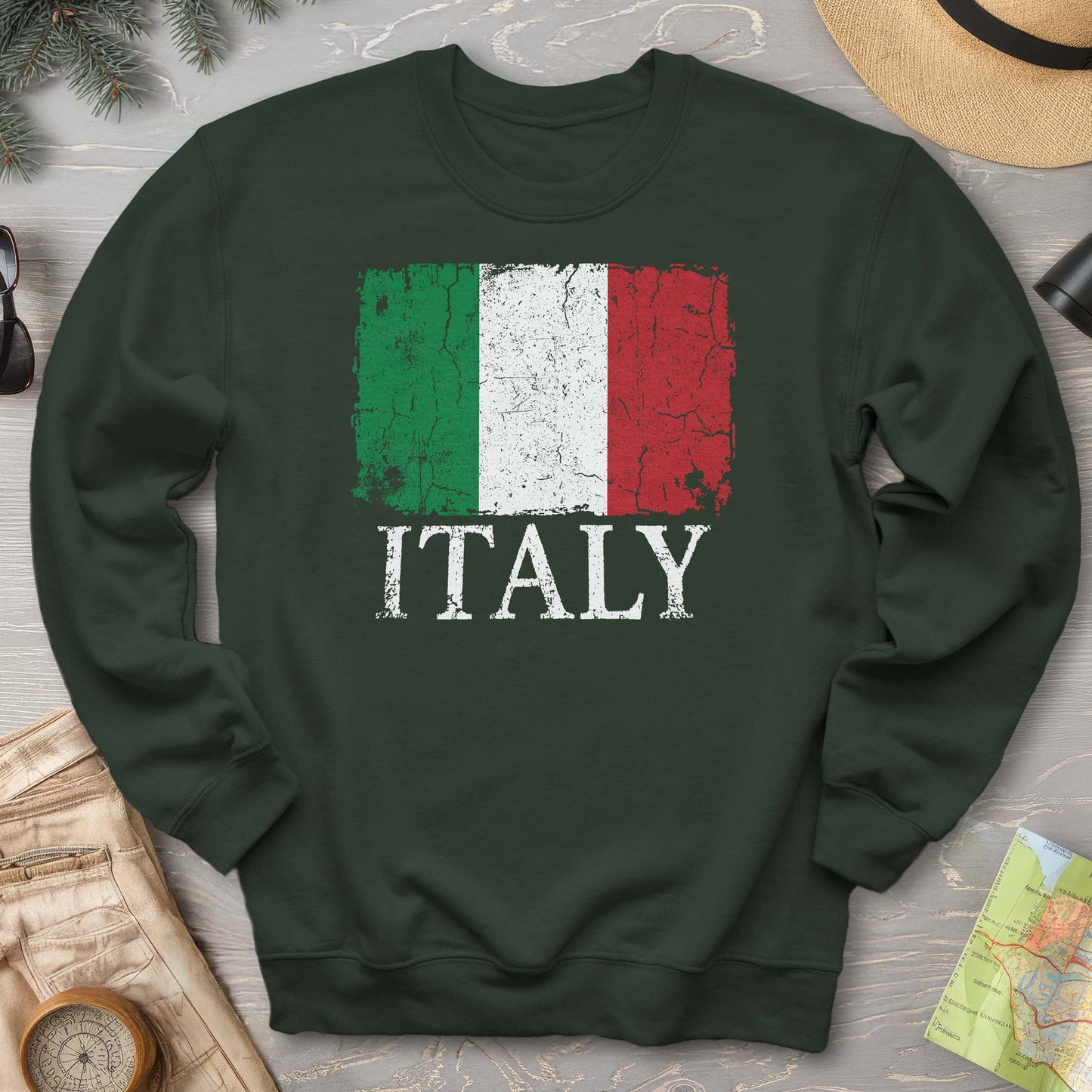 Italy Flag Sweatshirt