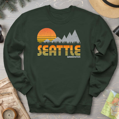 Seattle 80's Retro Sweatshirt