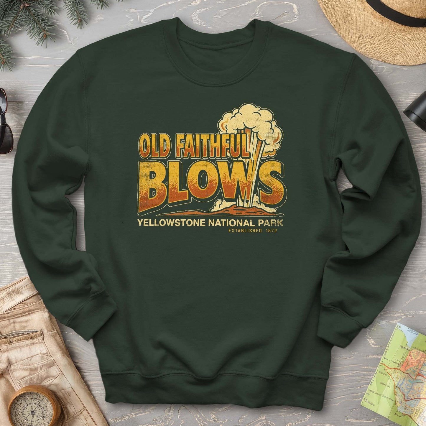 Old Faithful Blows Sweatshirt