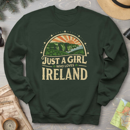 Just a Girl Who Loves Ireland Sweatshirt