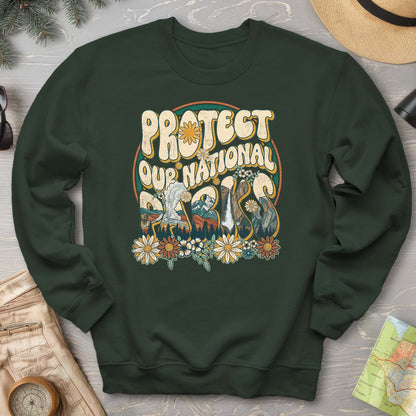 Protect Our Parks Groovy Sweatshirt