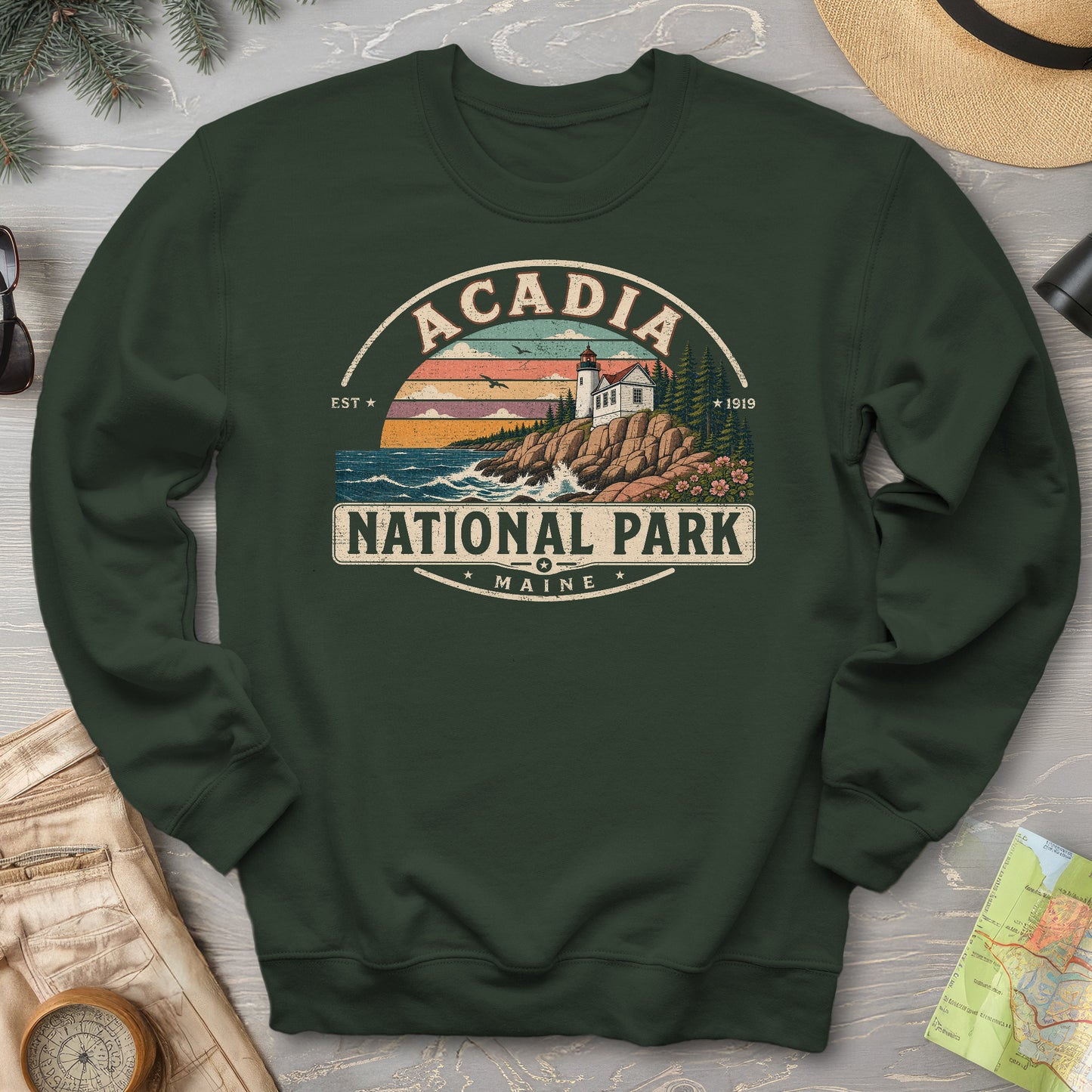 Acadia Medallion Sweatshirt