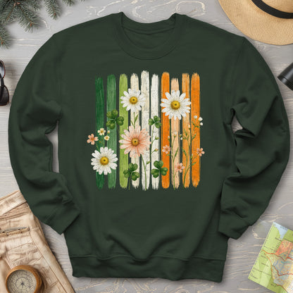 Irish Flower Stripes Sweatshirt