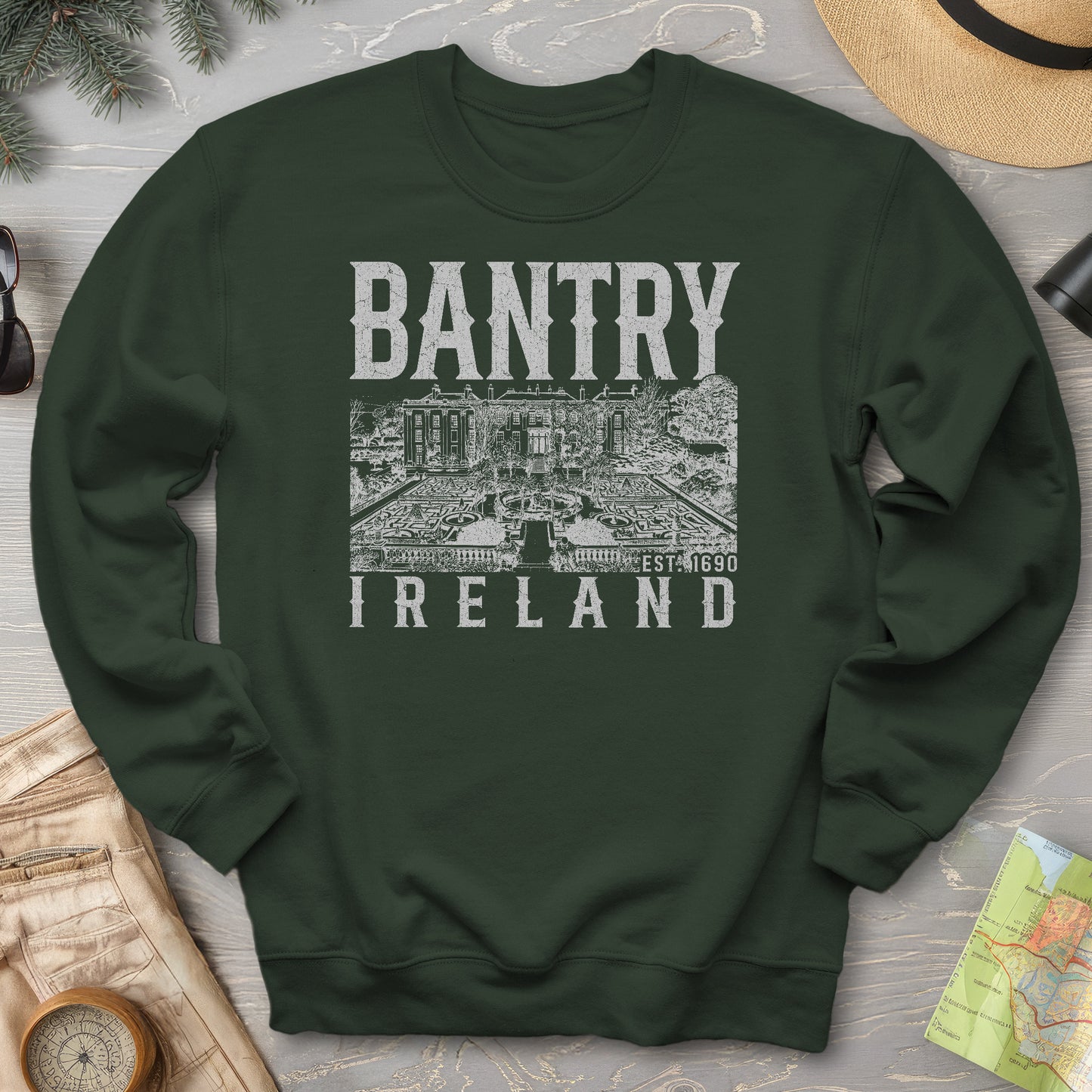 Bantry Ireland Sketch Sweatshirt