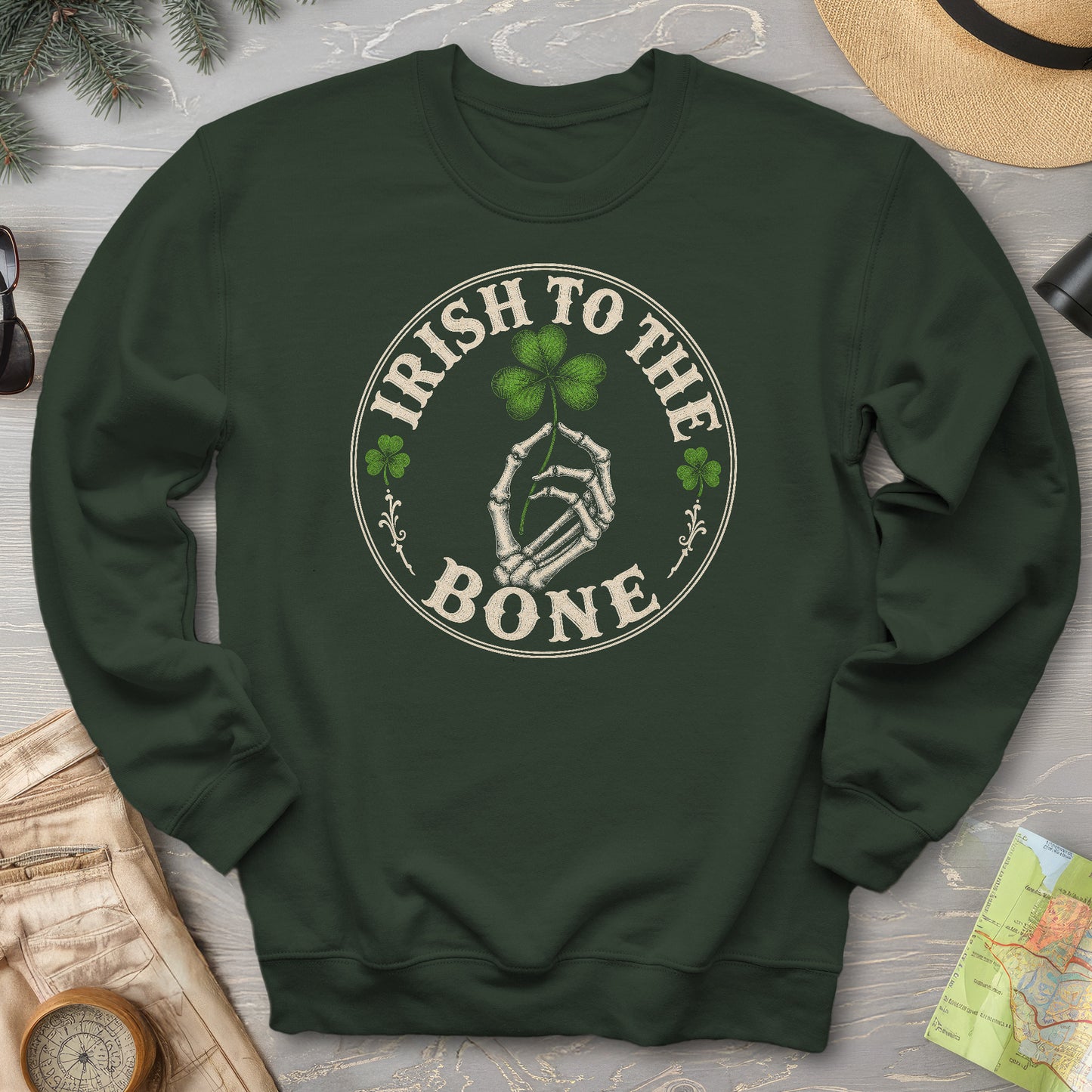 Irish Bone Hand Sweatshirt