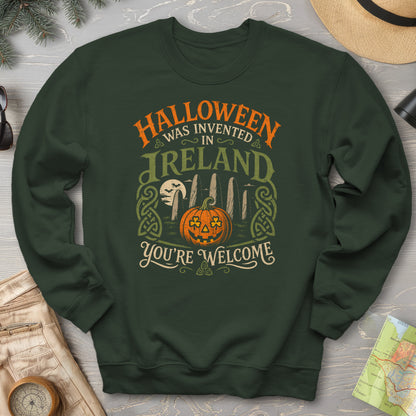 Invented In Ireland Halloween Sweatshirt