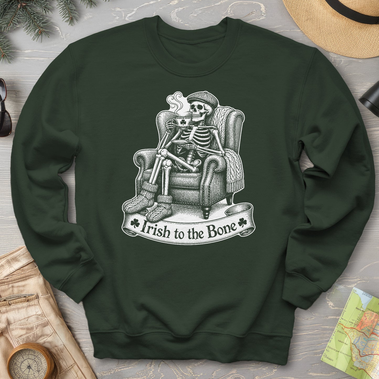 Irish Bone Tea Sweatshirt
