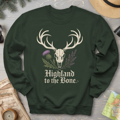Highland Stag Skull Sweatshirt