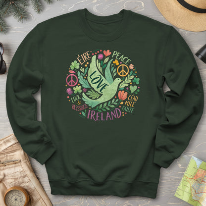 Ireland Peace Dove Sweatshirt