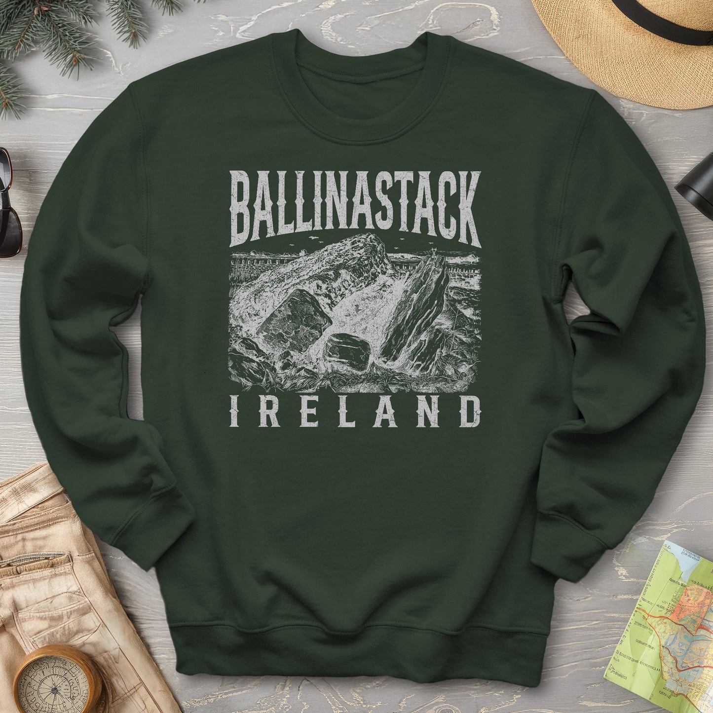 Ballinastack Ireland Sketch Sweatshirt