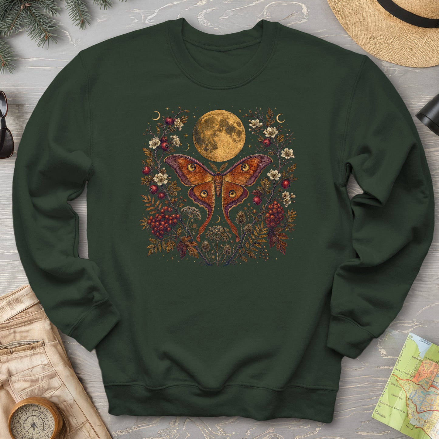 Harvest Moon Moth Sweatshirt