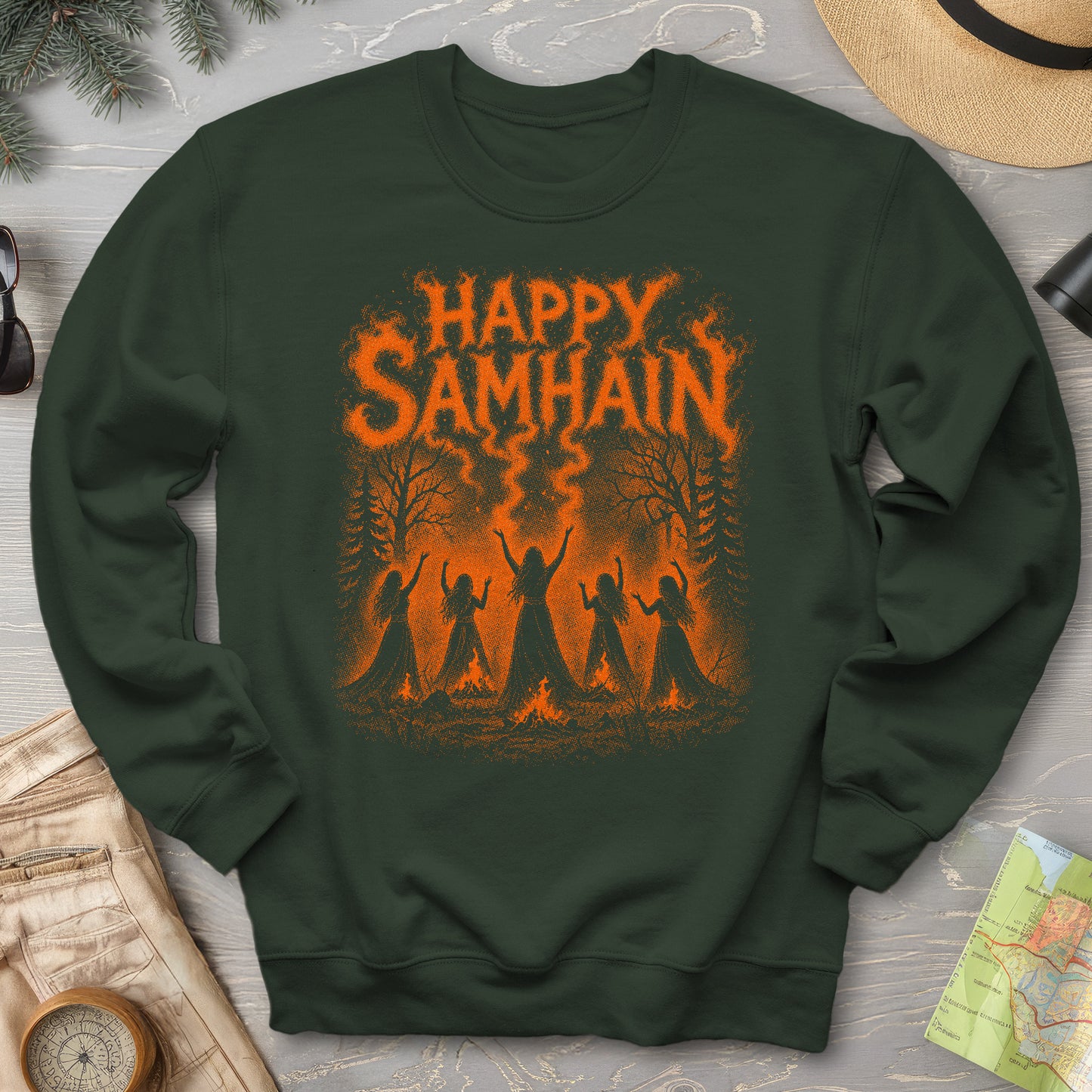 Happy Samhain Druid Sweatshirt