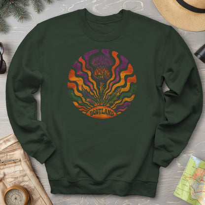 Groovy Scotland Thistle Sweatshirt