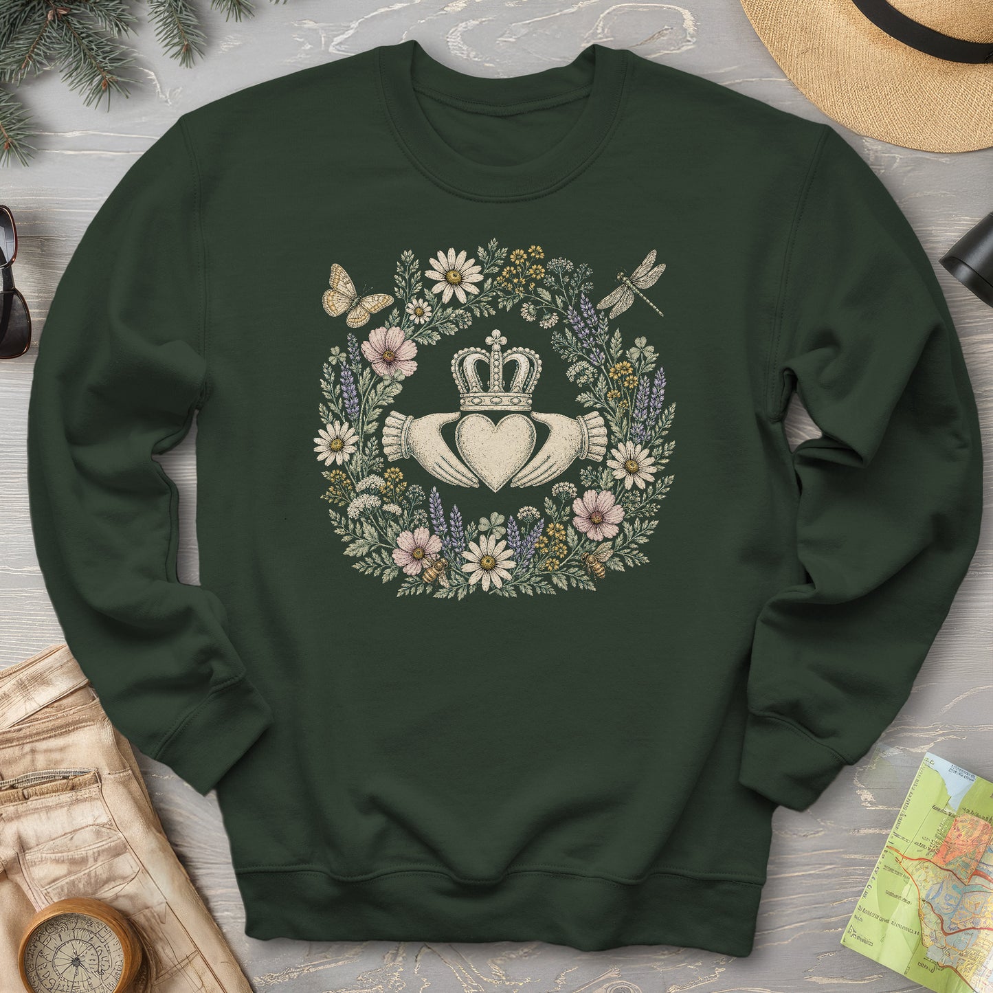 Cloddagh Wreath Sweatshirt