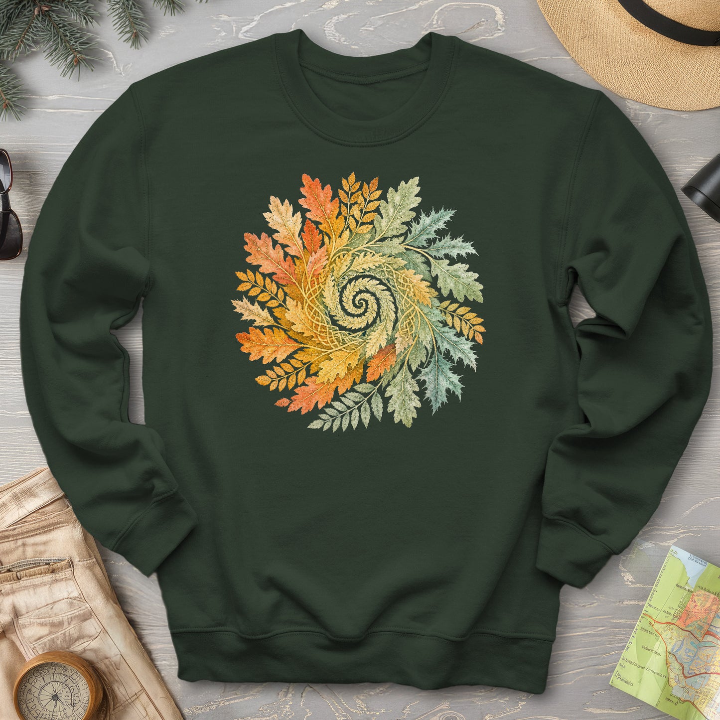 Autumn Spiral Sweatshirt