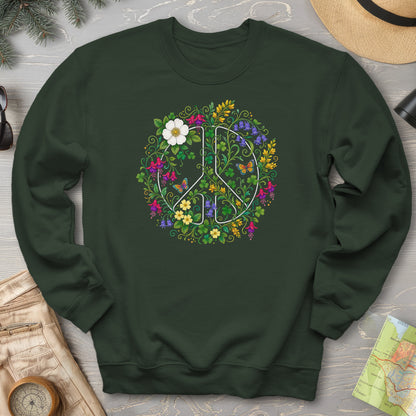 Floral Irish Peace Sweatshirt