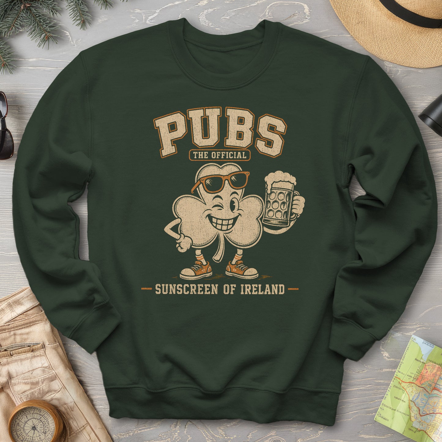 Pubs Irish Sunscreen Sweatshirt