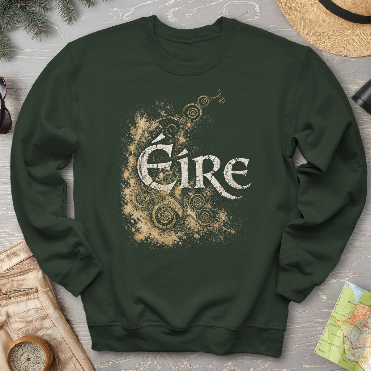 Éire Ancient Spirals Sweatshirt