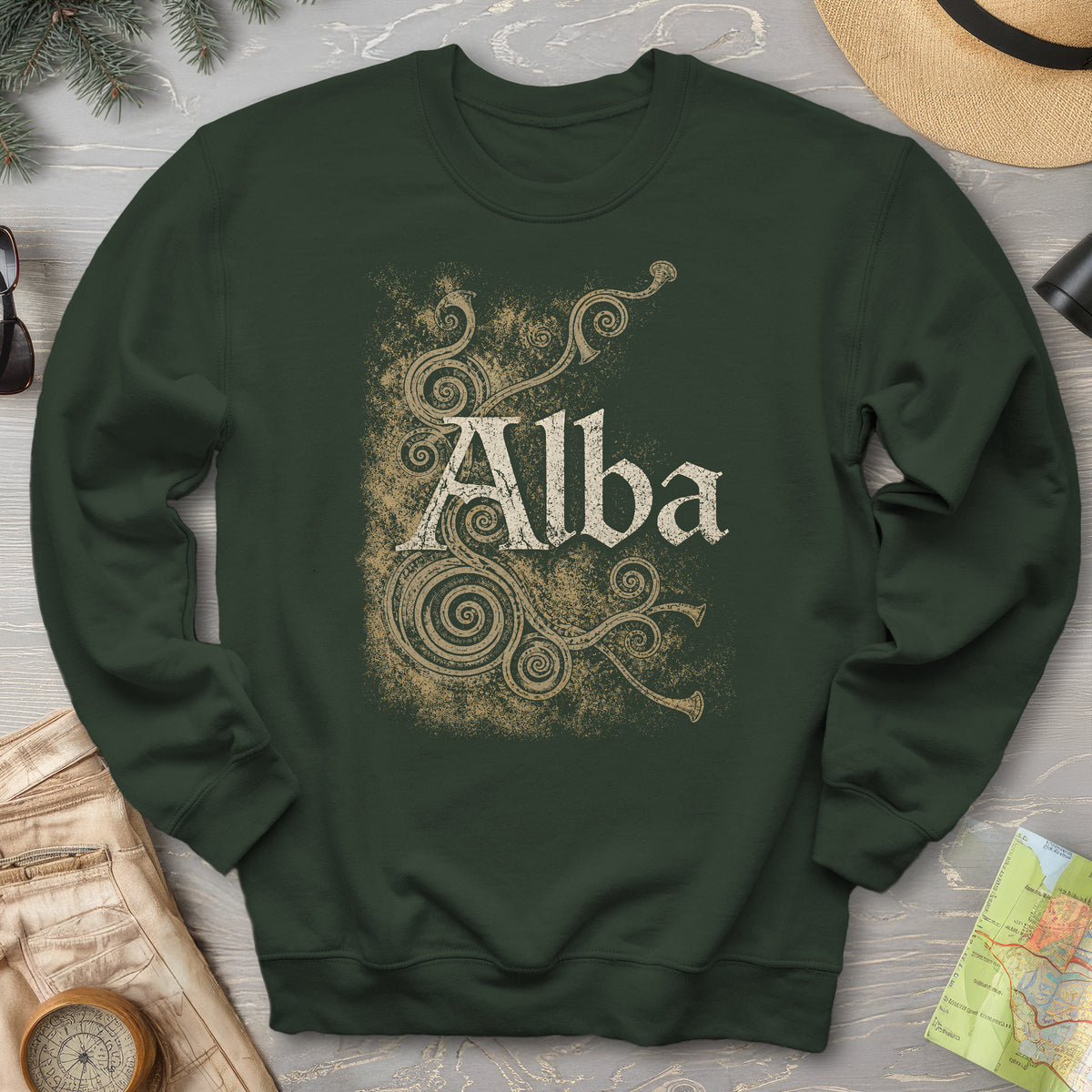 Alba Ancient Spirals Sweatshirt