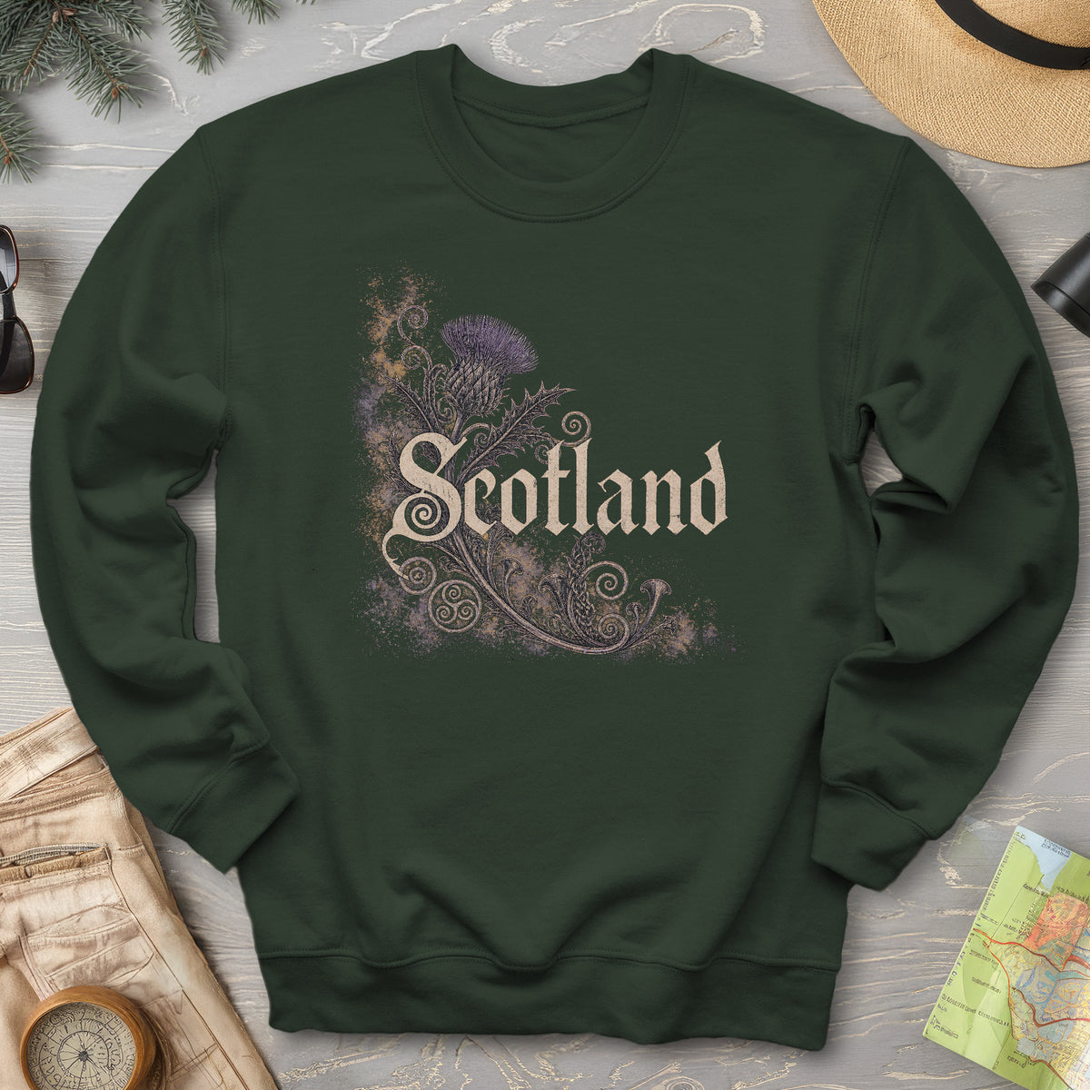 Scotland Ancient Symbols Sweatshirt