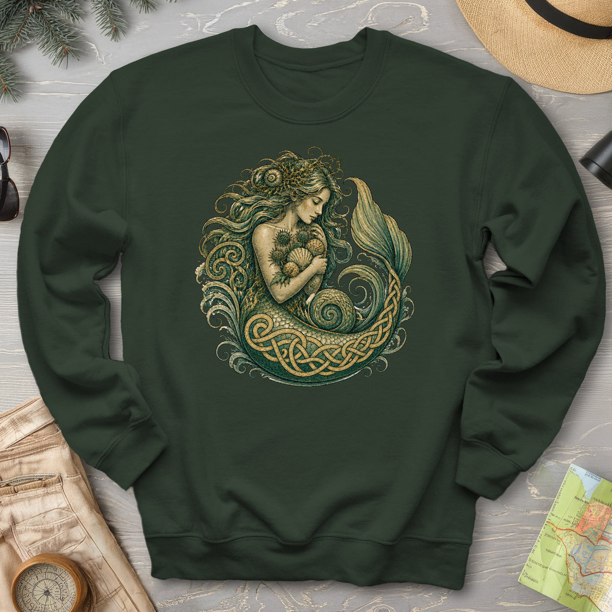 Celtic Mermaid Sweatshirt