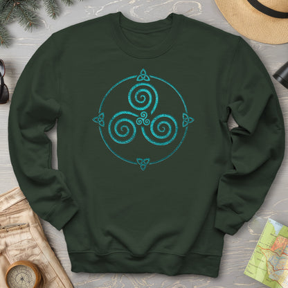 Celtic Triskele Spiral Sweatshirt