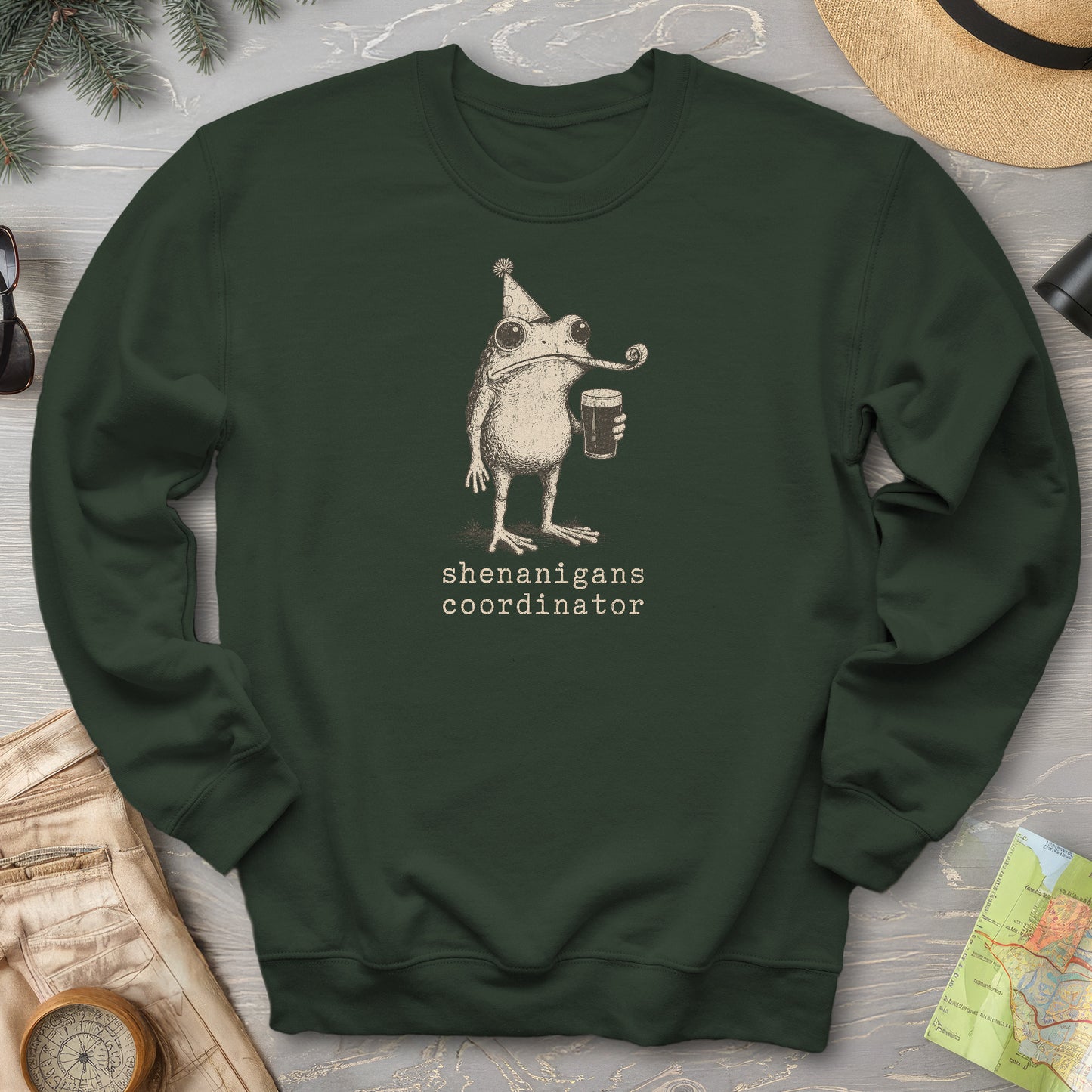 Shenanigans Coordinator Frog Sweatshirt