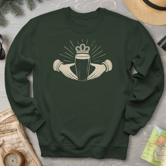 Claddagh Irish Beer Sweatshirt