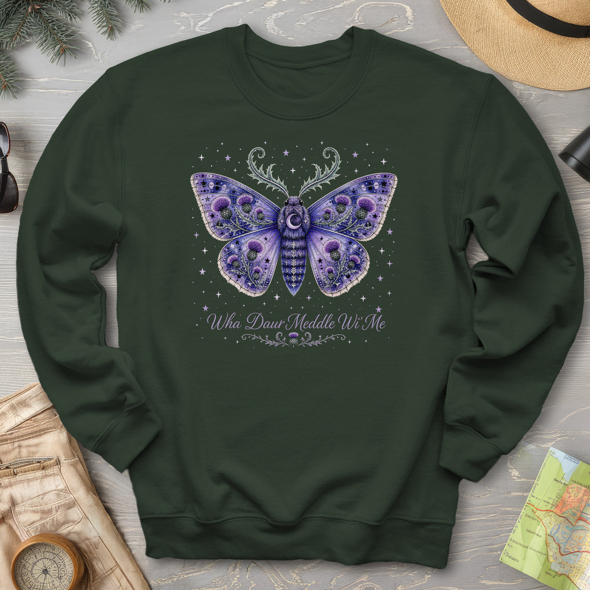 Wha Daur Meddle Wi' Me Sweatshirt