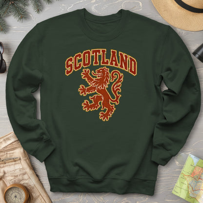 Red Vintage Rampant Lion Sweatshirt